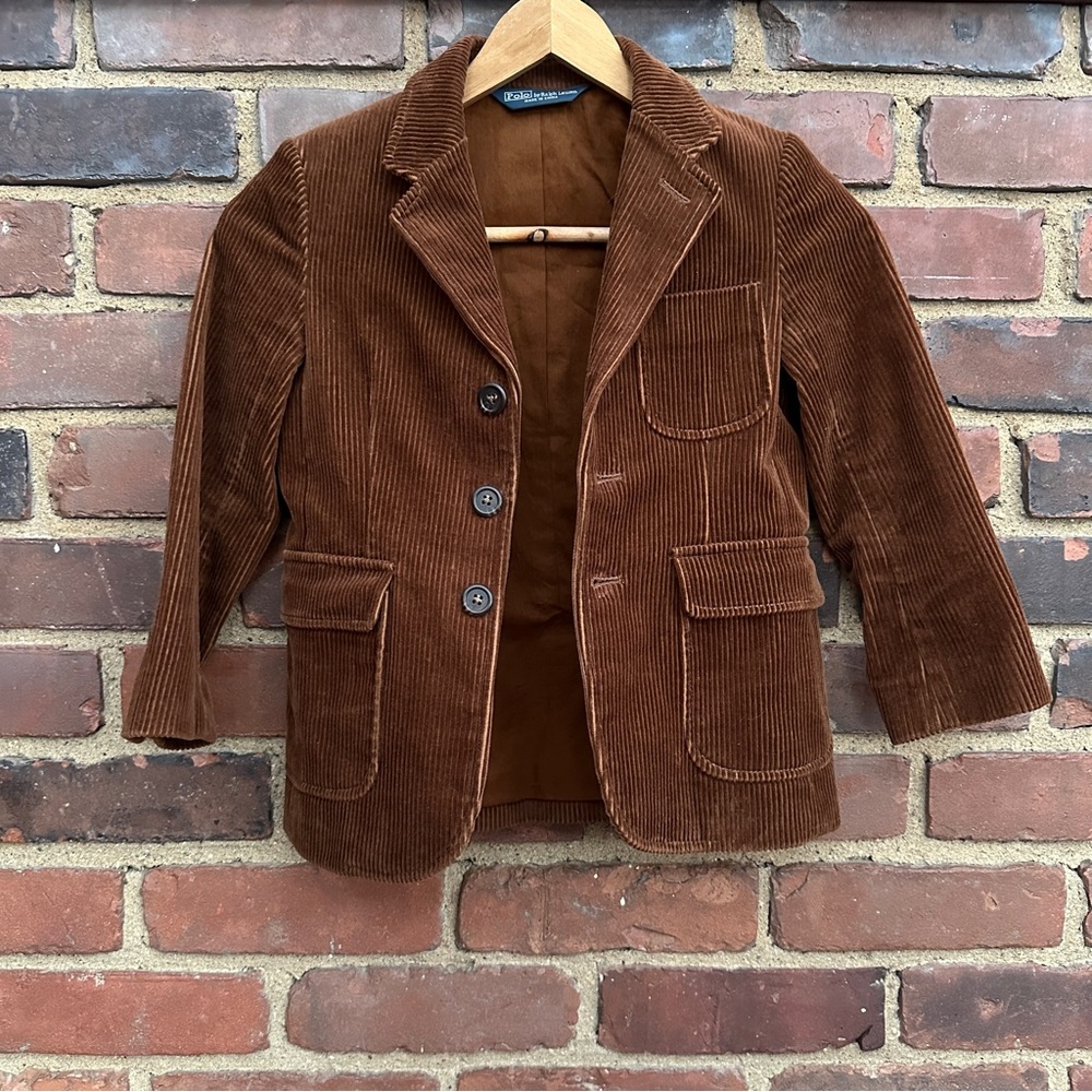 Polo Ralph Lauren | Corduroy Blazer Jacket Brown -small